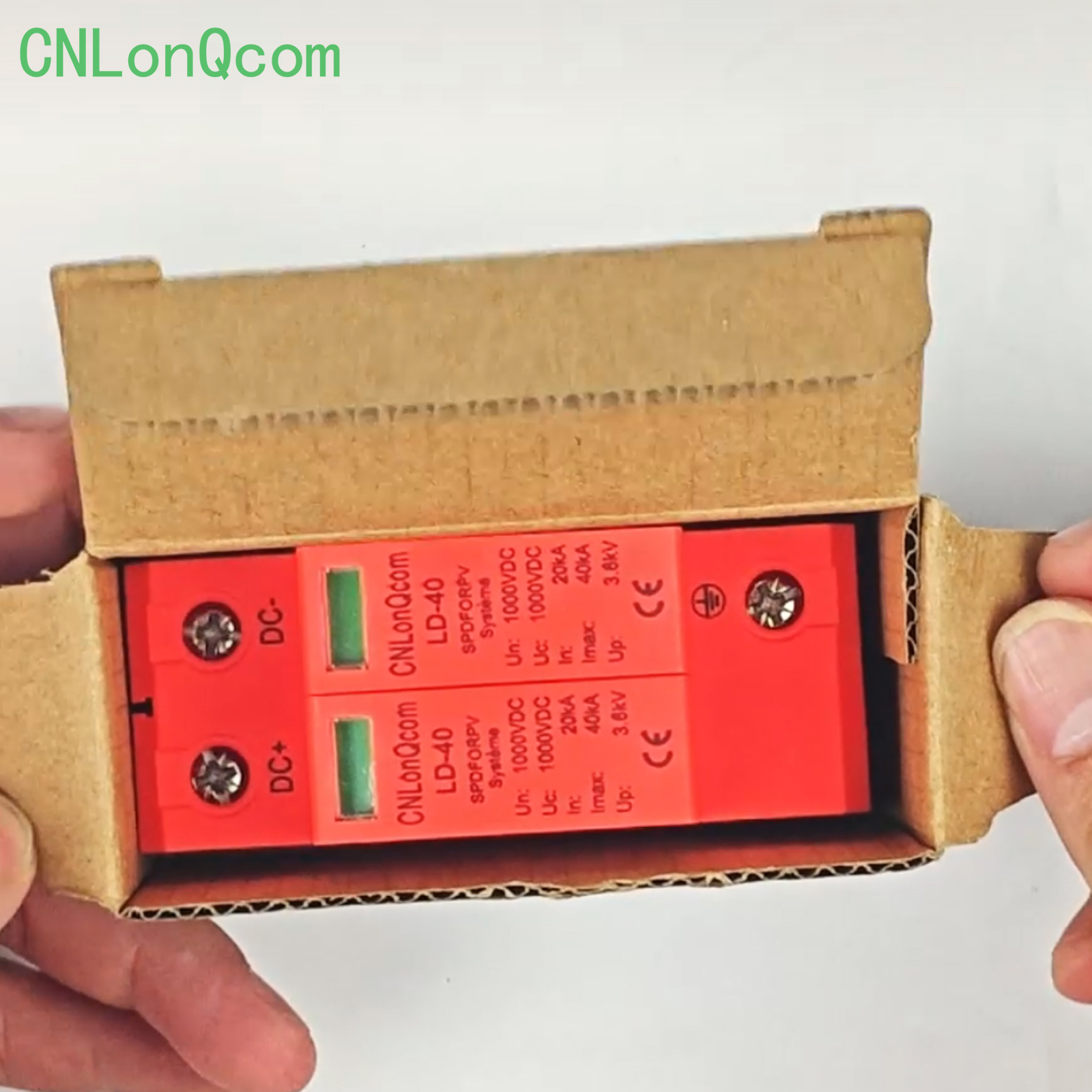 CNLonQcom vitriinid LD-40 2P 1000V päikeseenergia alalispingekaitse